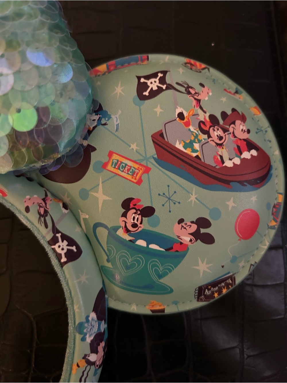 Sequin Bow Minnie Ears Headband - Picture 6 of 6